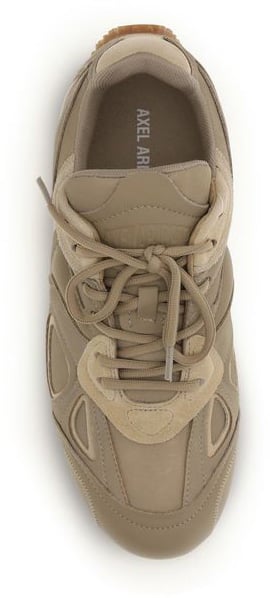 Axel Arigato Brown Calf Leather Bos Taurus Low Top Sneakers