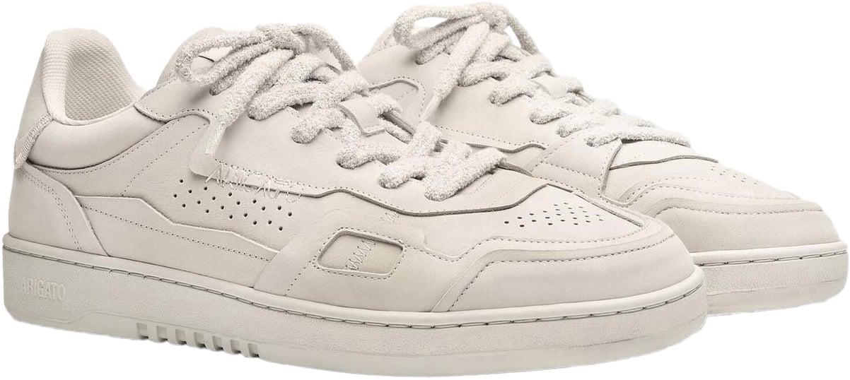 Heren Dice Patchwork Sneaker Beige