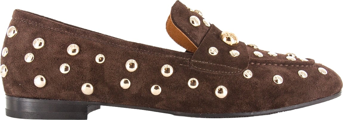 Babouche Tilly loafers donkerbruin