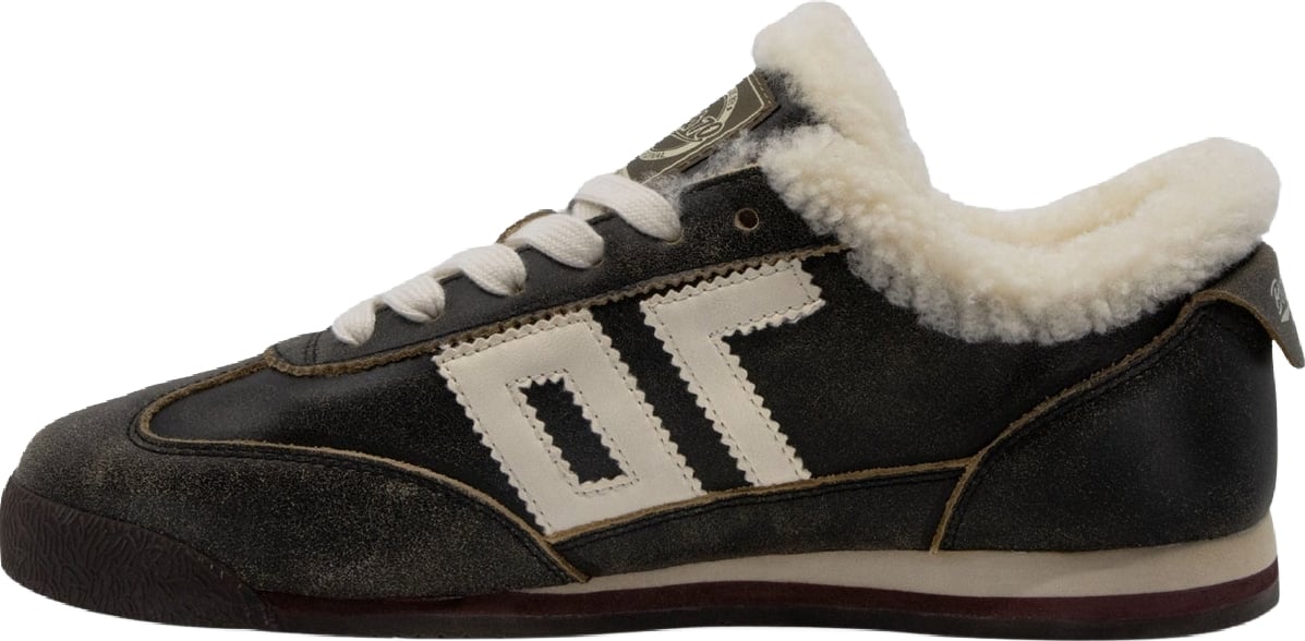 Dames Leon sneaker gun metallic Grijs