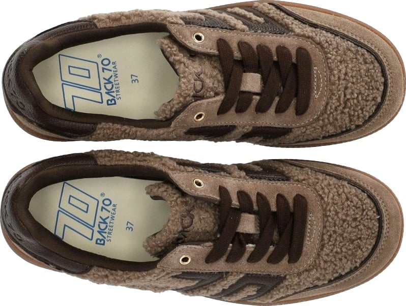 BACK70 TEDDY TAUPE SNEAKER