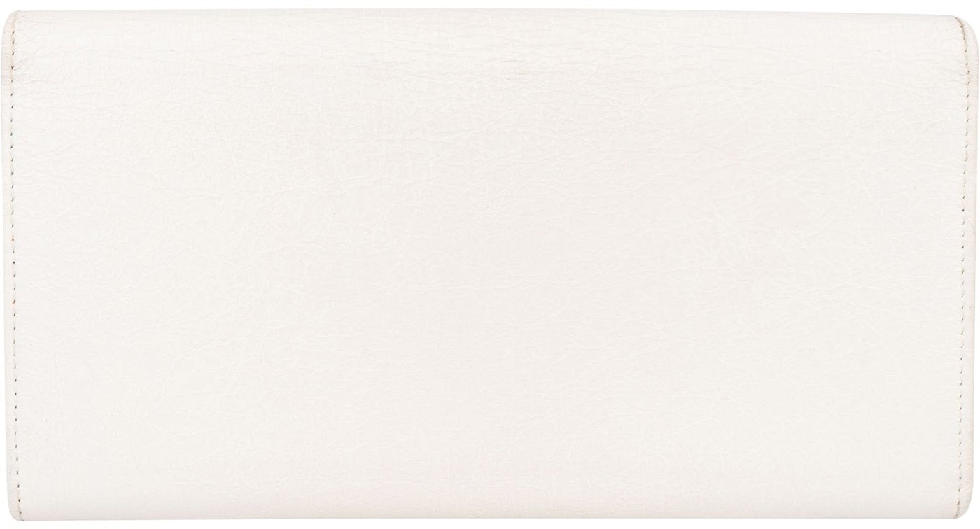 Balenciaga White Leather City Wallet