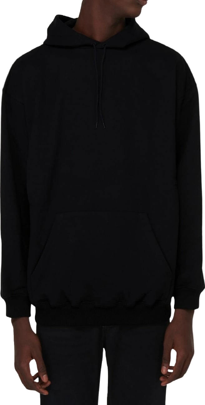 Balenciaga Classic Cotton Men's Hoodie Black