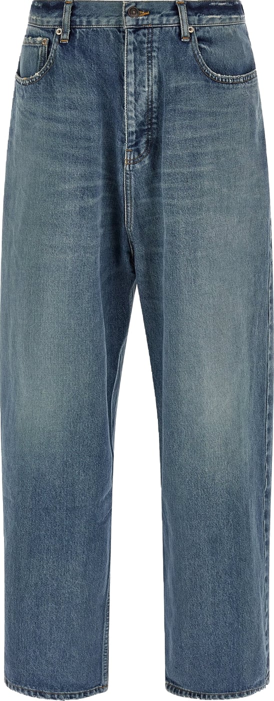 Balenciaga Distressed Baggy Jeans