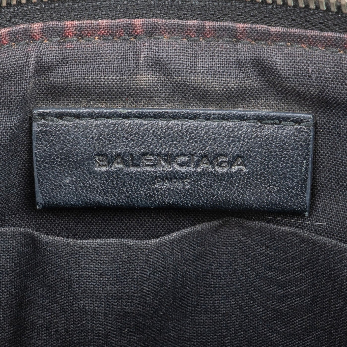 Balenciaga Perforated Tricolor Port Feuille City Clutch