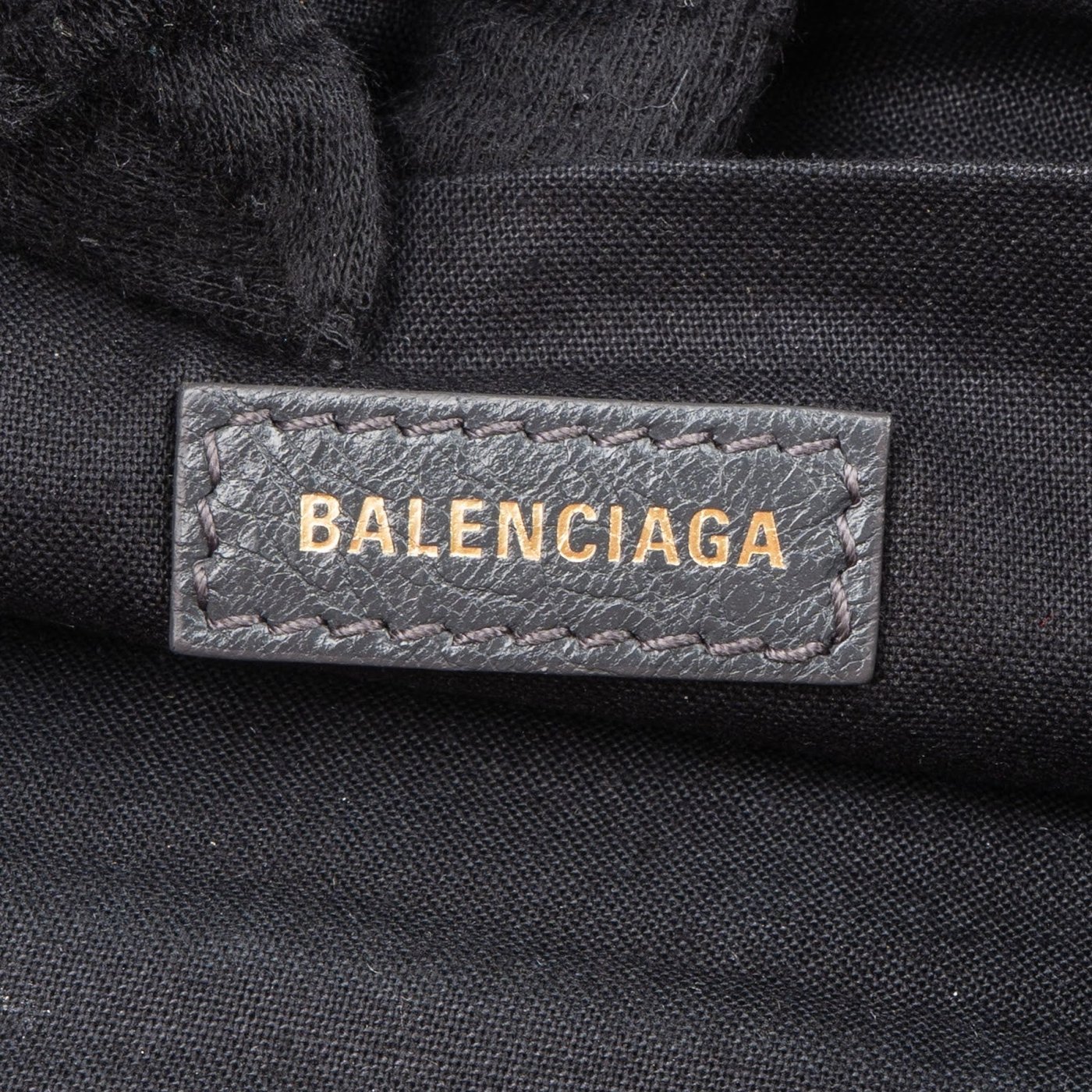 Balenciaga Leather Classic Arena Laptop Case Clutch