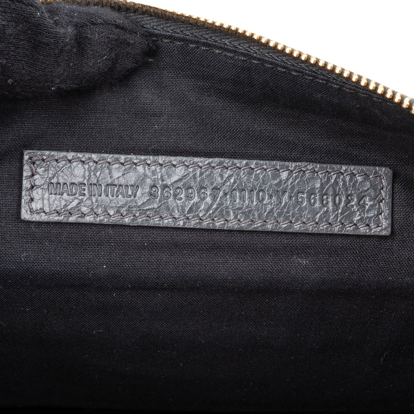 Balenciaga Leather Classic Arena Laptop Case Clutch