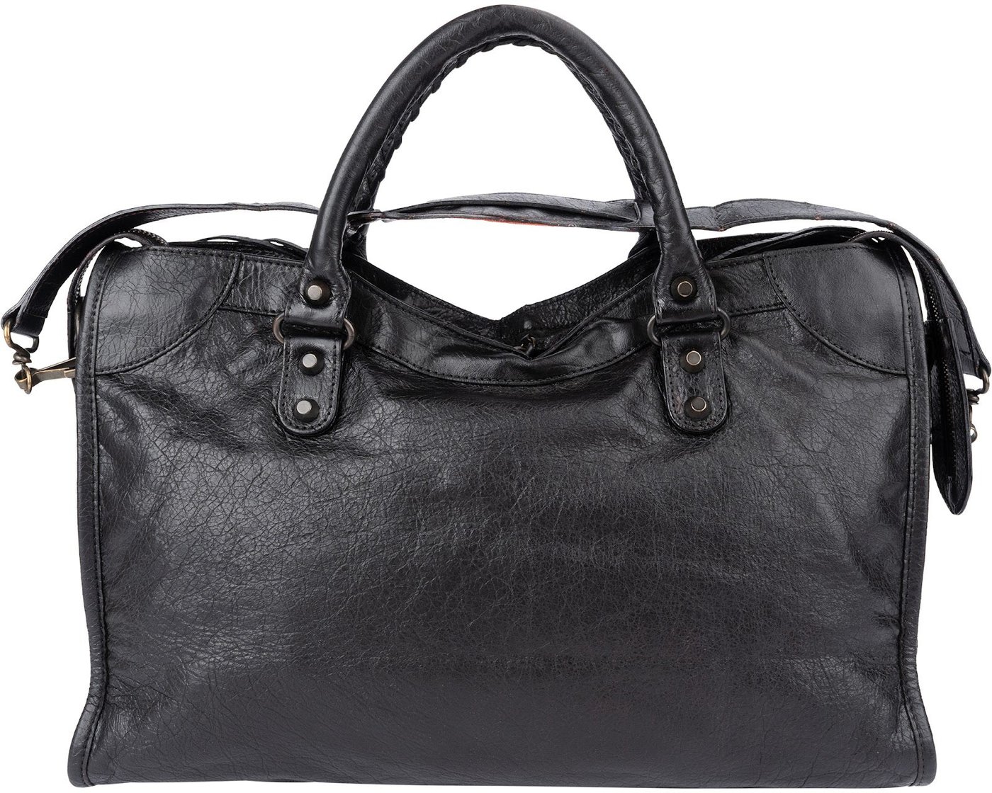 Balenciaga Black Leather Classic City Handbag