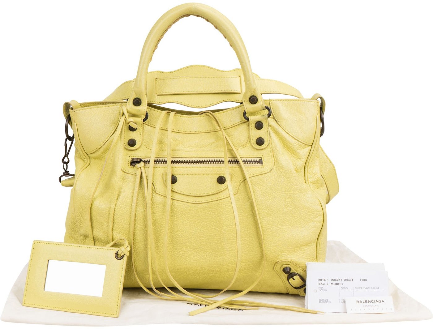 Balenciaga Leather Classic City Crossbody Handbag