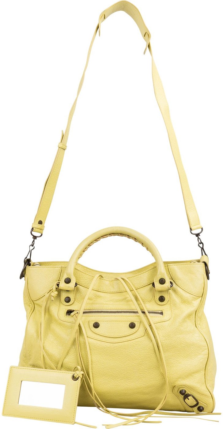 Balenciaga Leather Classic City Crossbody Handbag