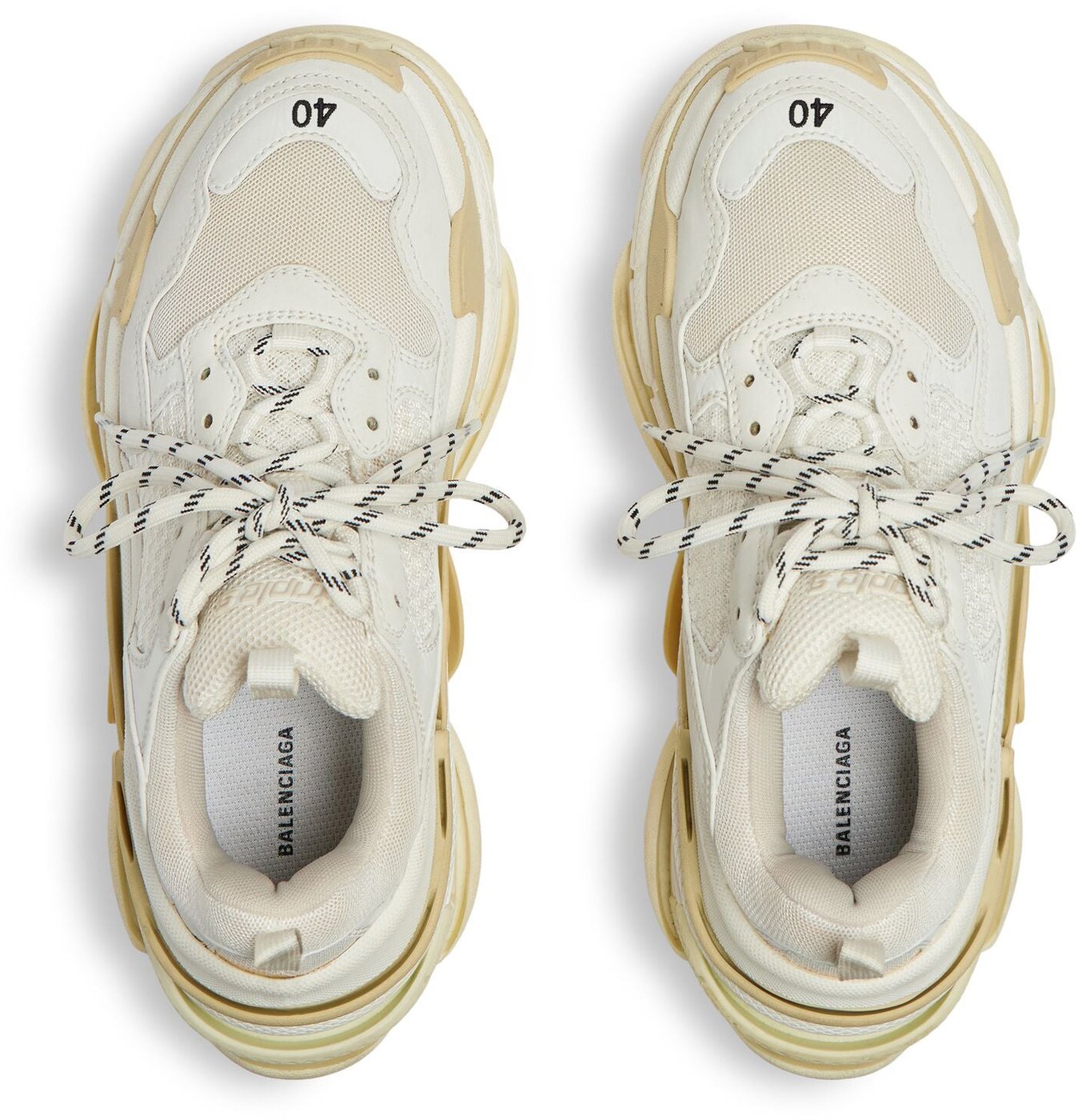 Balenciaga Triple S Women's Sneakers White/Beige