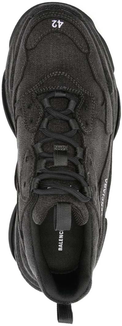 Balenciaga Triple S Dad Shoe Women's Sneakers Black