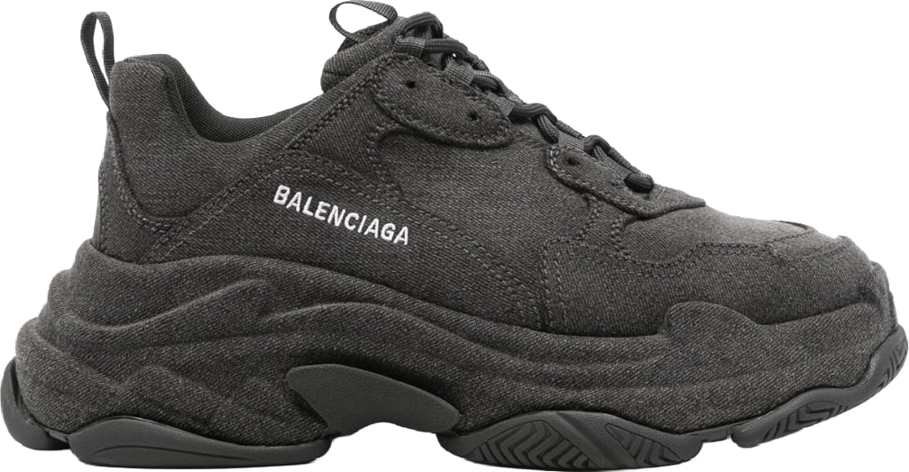 Balenciaga Triple S Dad Shoe Women's Sneakers Black
