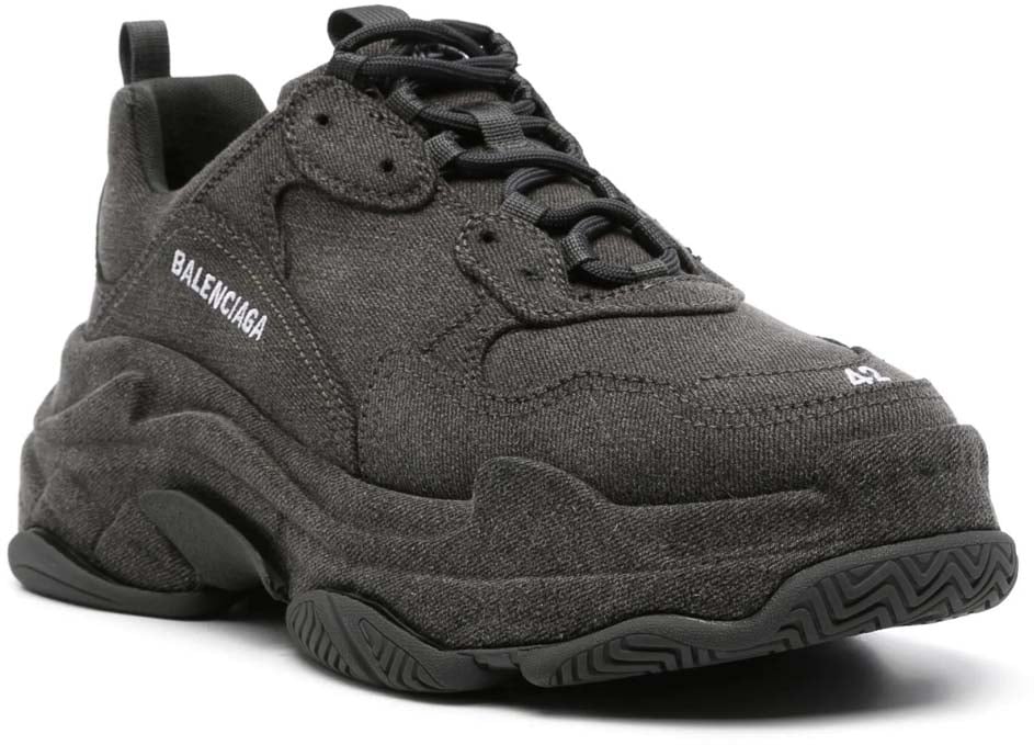Balenciaga Triple S Dad Shoe Women's Sneakers Black