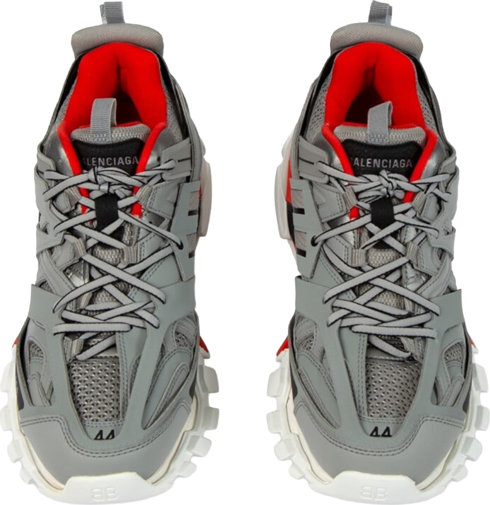 Balenciaga Track LED Men's Sneakers Grey Red