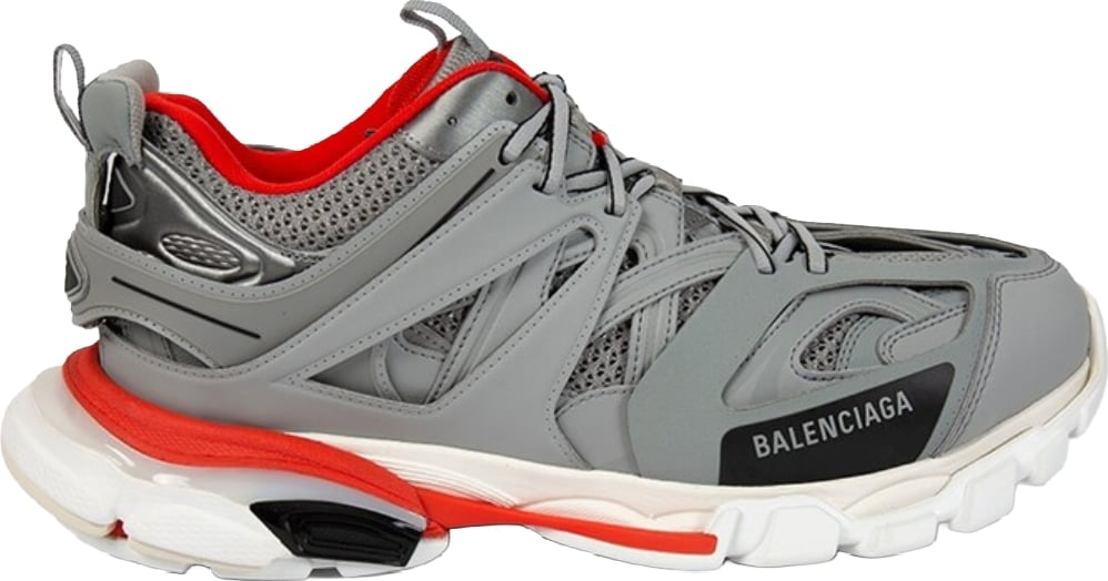Balenciaga Track LED Men's Sneakers Grey Red
