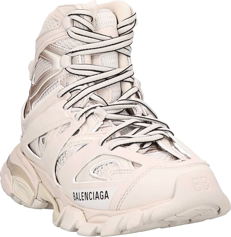 Balenciaga Track Hike Men's High-Top Sneakers White