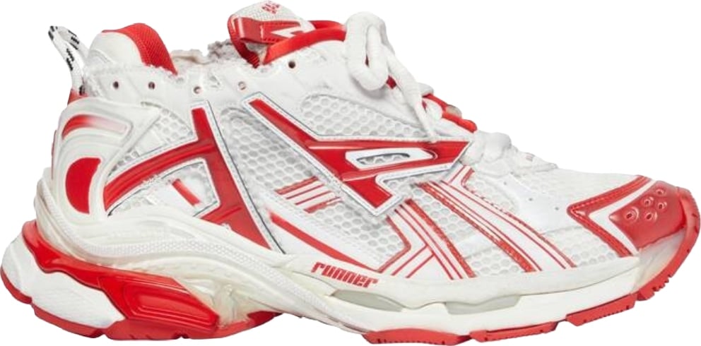 Balenciaga Runner Men's Sneakers White Red