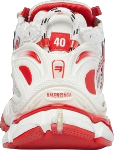Balenciaga Runner Men's Sneakers White Red