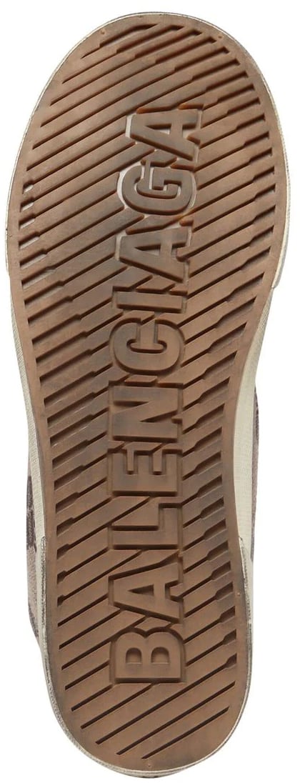 Paris Bb Monogram Logo Hi-top Sneakers