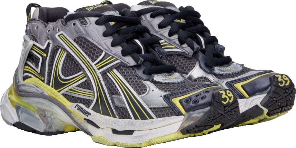 Balenciaga Runner Men's Sneakers Grey Yellow White