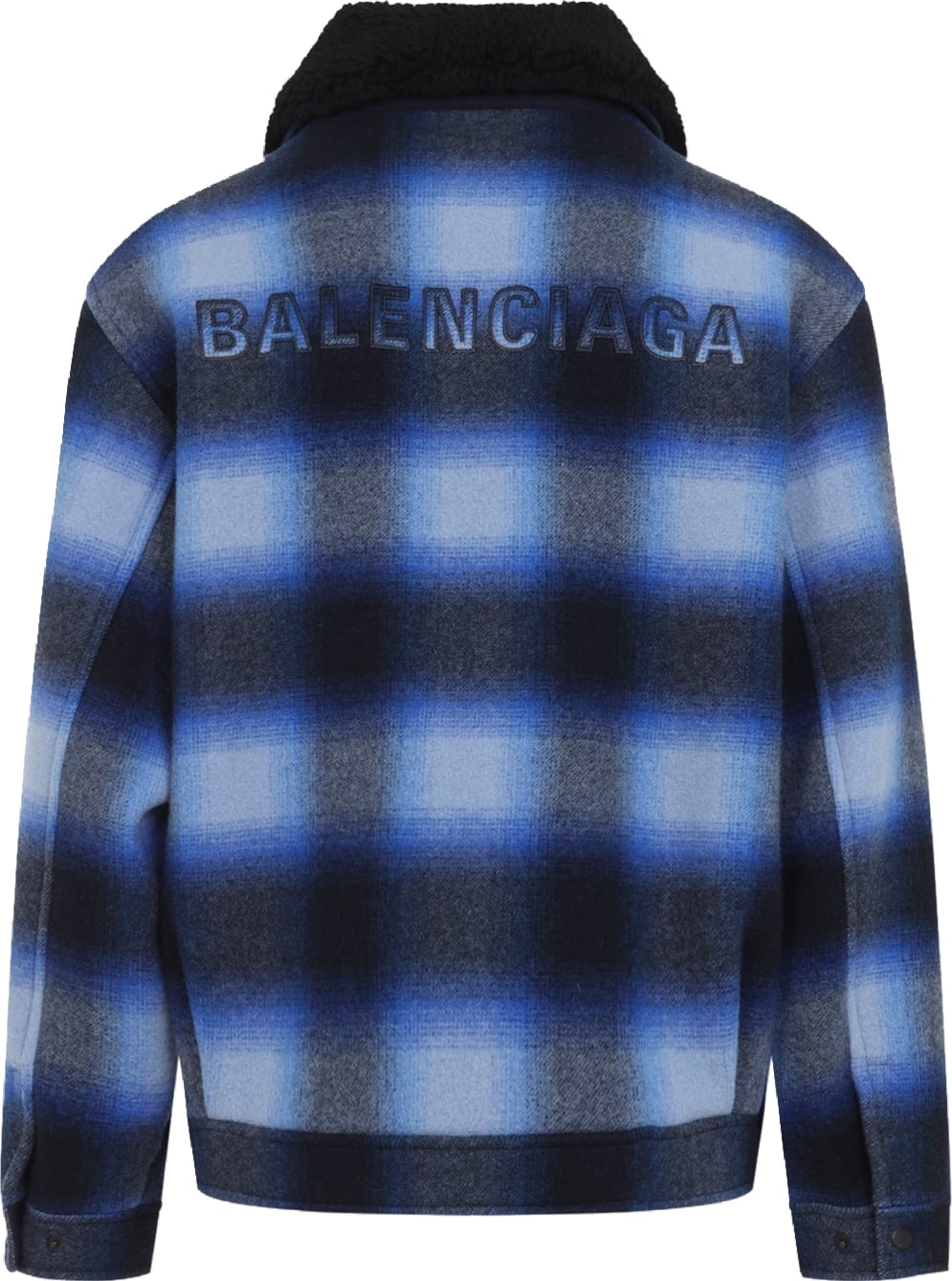 Balenciaga Flannel Bomber Jacket