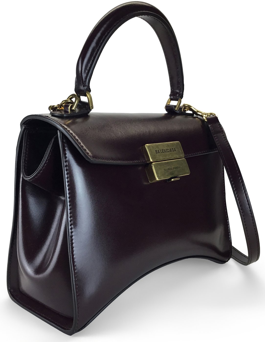 Hourglass Avenue Small handbag in leather