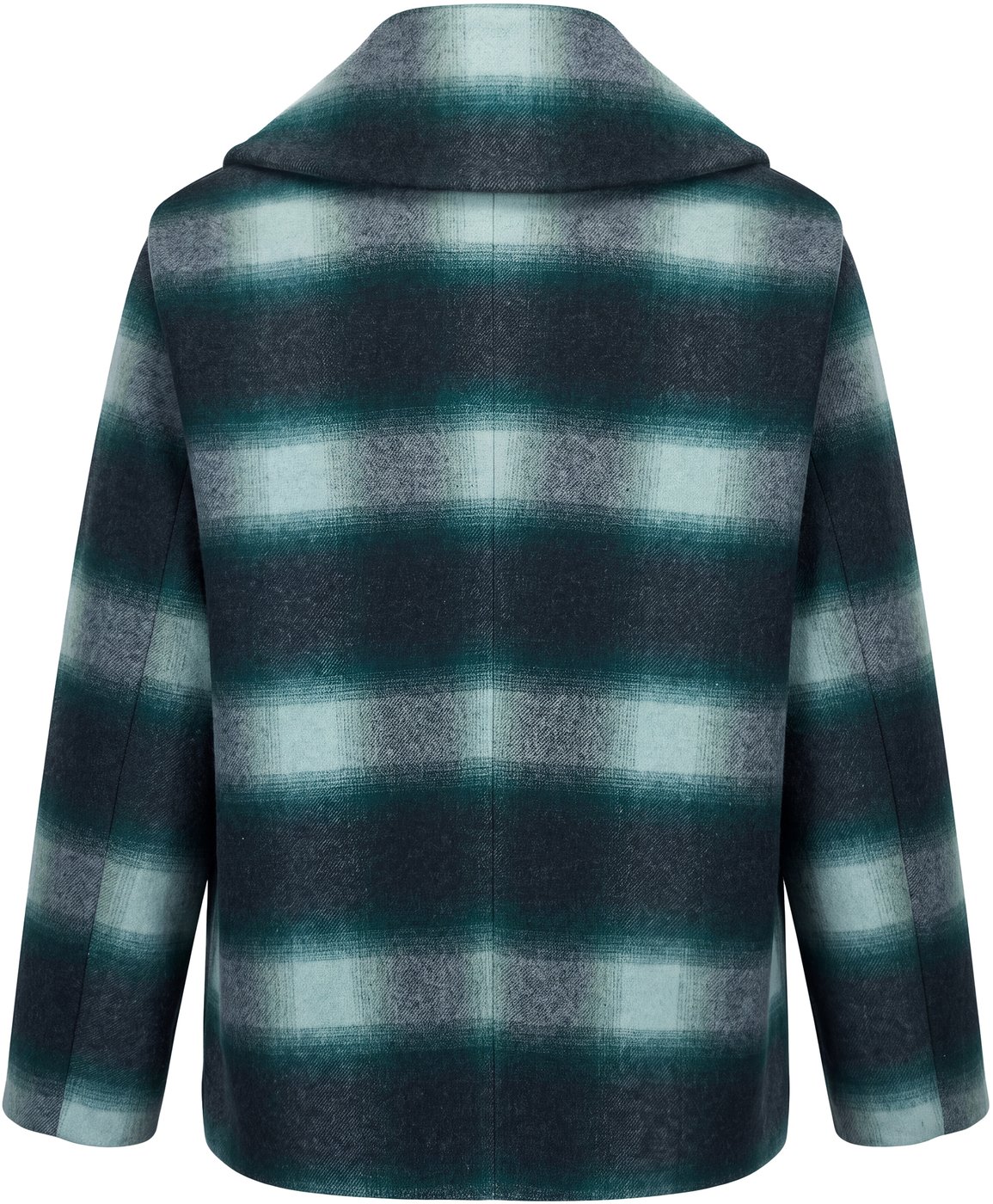 Checked jacket in wool