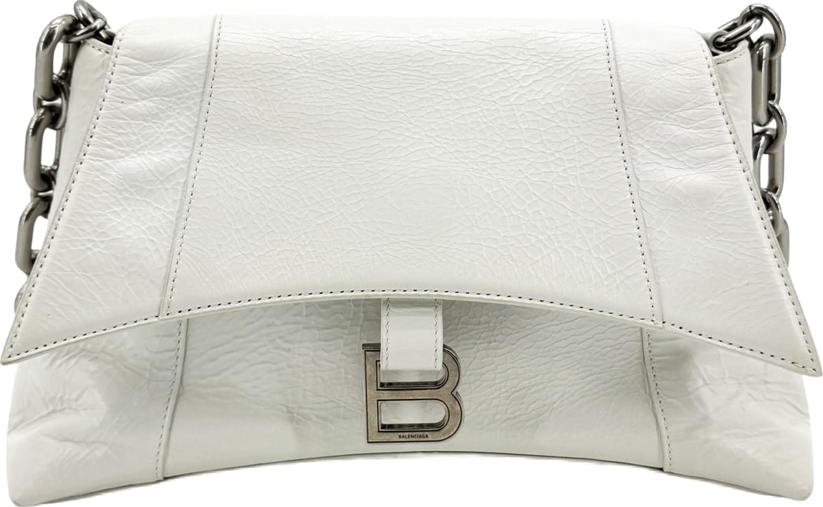 Balenciaga Downtown S Chain-Handle Leather XS