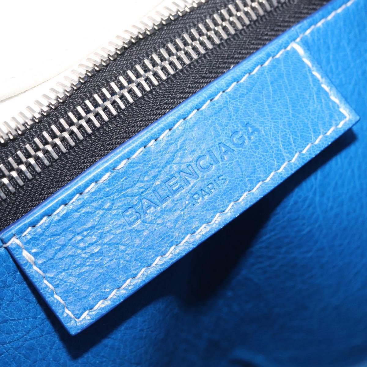 Balenciaga Bazar Convertible Striped Leather XS