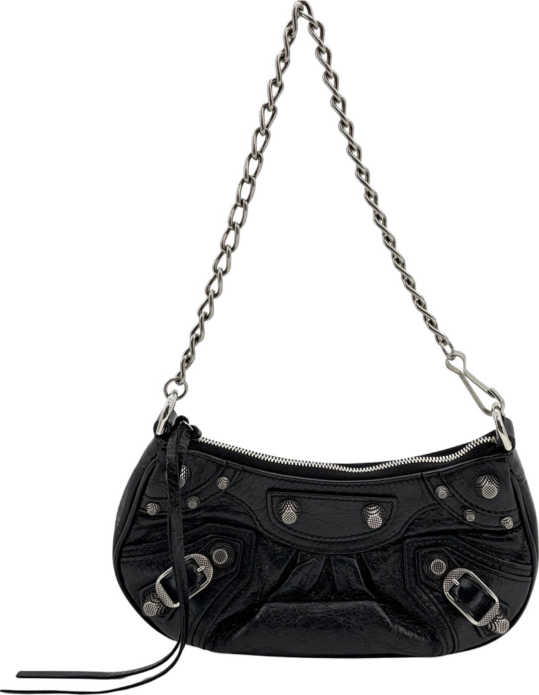 Balenciaga Le Cagole Giant Studs Chain Leather XS