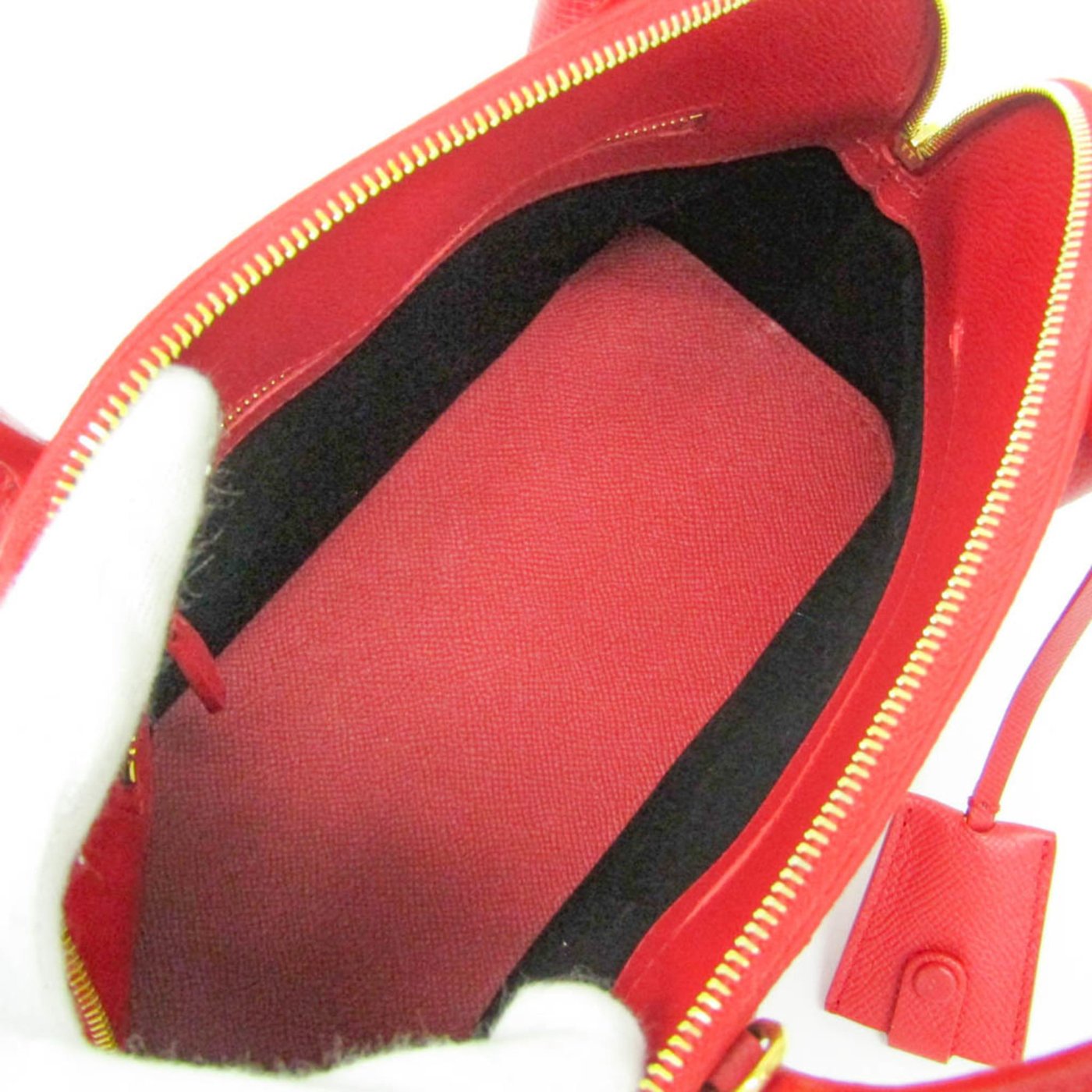 Balenciaga Logo Ville Leather Small