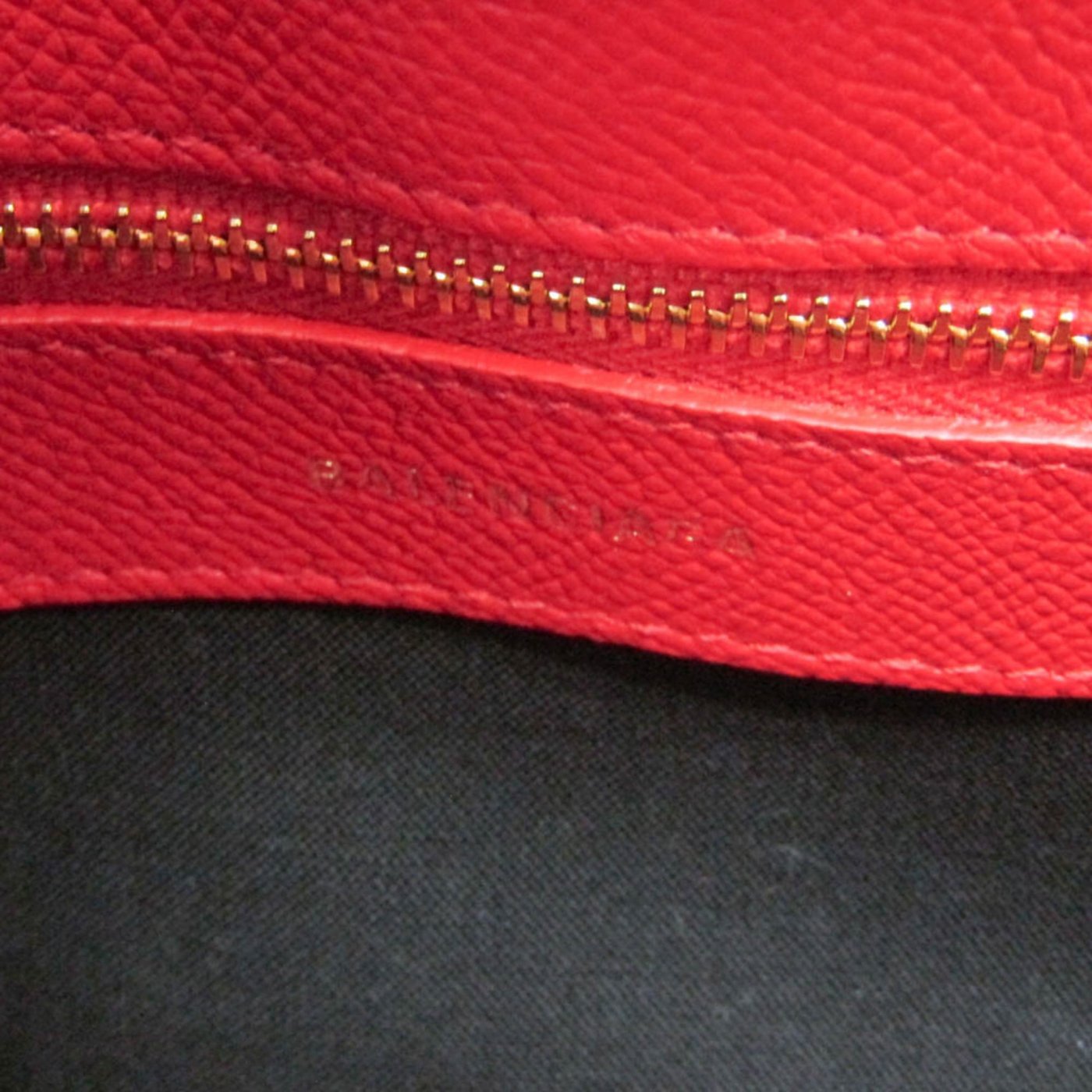 Balenciaga Logo Ville Leather Small