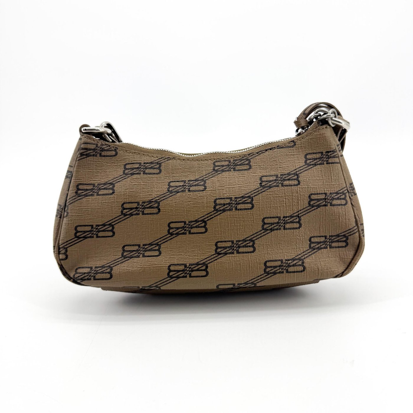 Balenciaga Le Cagole Giant Studs BB Monogram Coated Canvas XS