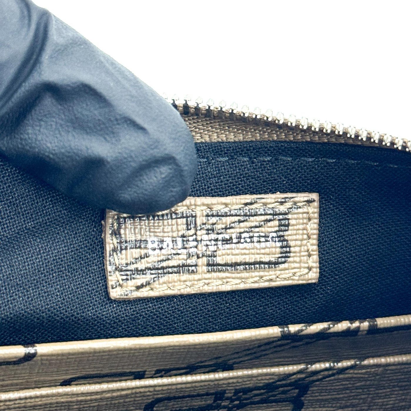 Balenciaga Le Cagole Giant Studs BB Monogram Coated Canvas XS