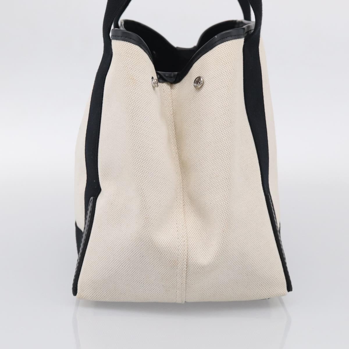 Balenciaga Navy Cabas Canvas with Leather Small