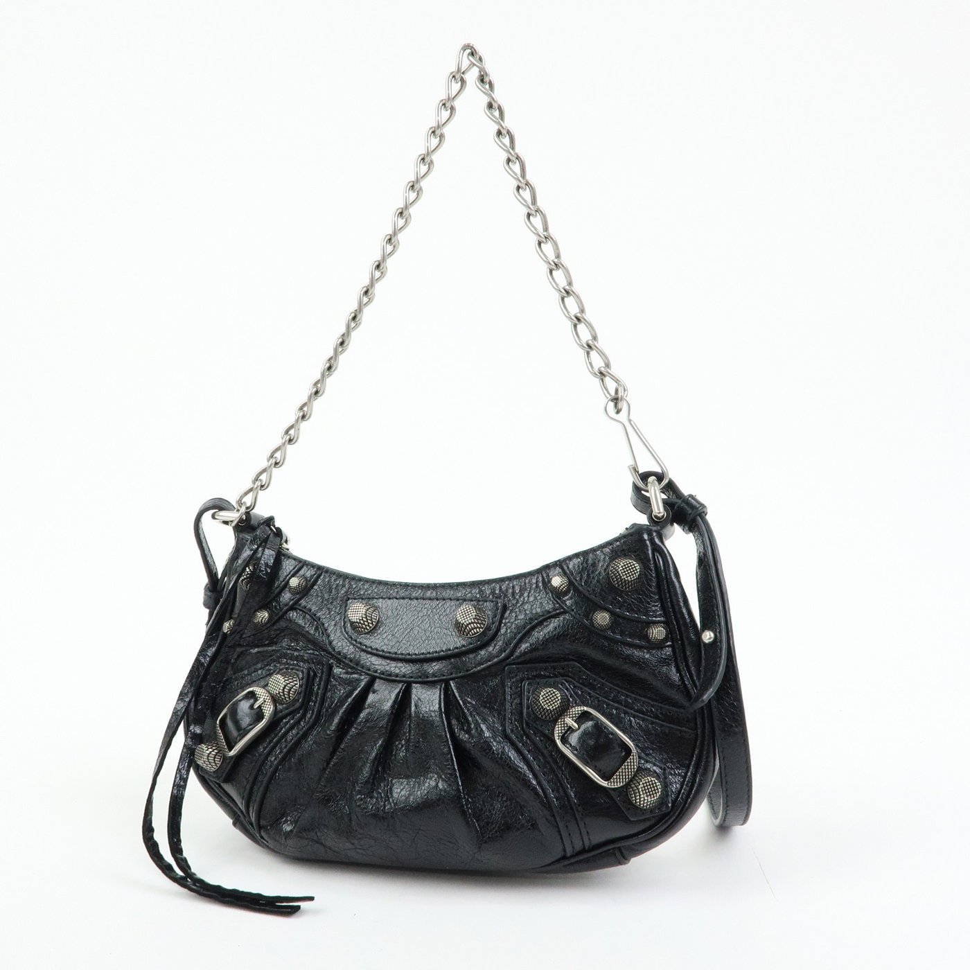 Balenciaga Le Cagole Giant Studs Chain Leather XS