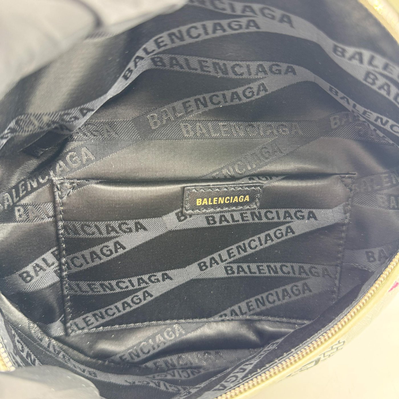 Balenciaga Graffiti Souvenir Belt Leather XXS