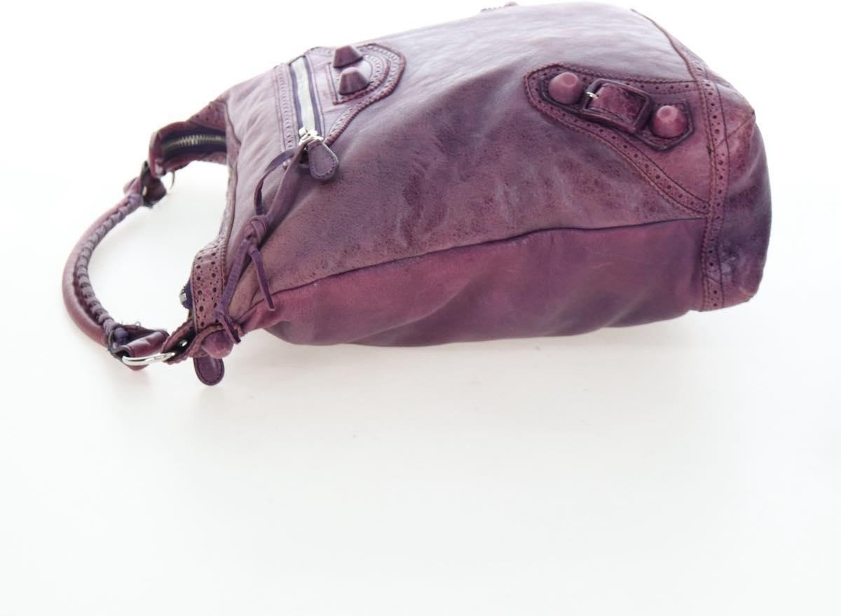 Balenciaga Covered Giant Brogues Day Hobo Leather