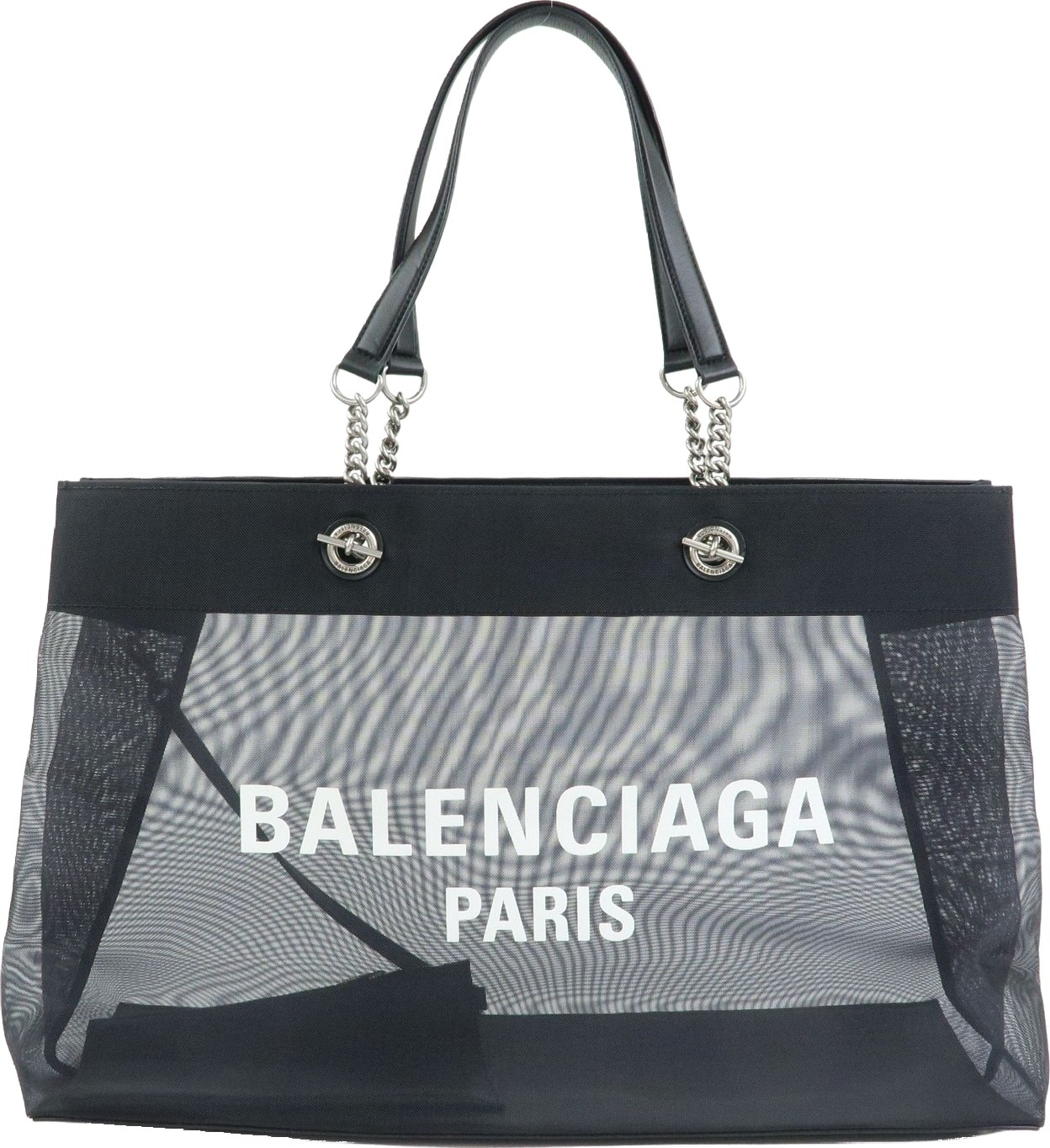 Balenciaga Duty Free Mesh with Leather Large