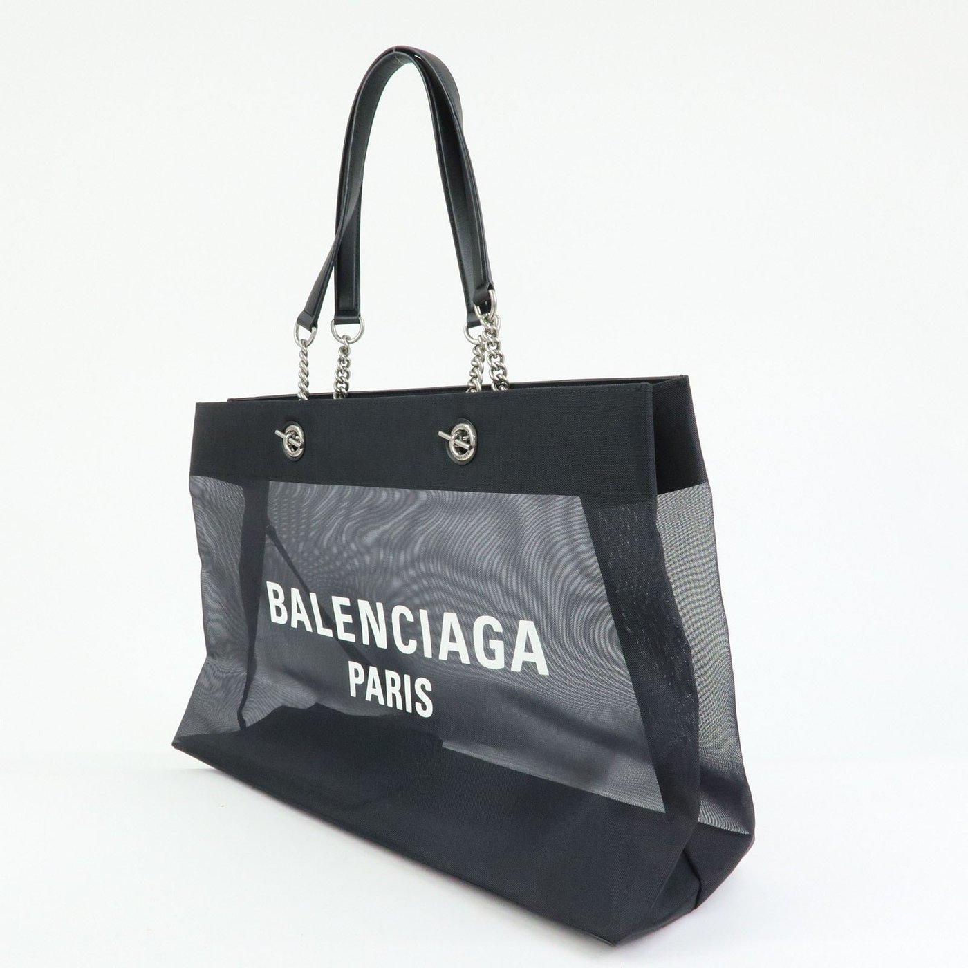 Balenciaga Duty Free Mesh with Leather Large