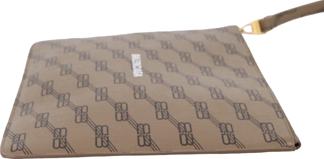 Balenciaga Signature Pouch Monogram PVC Leather Medium