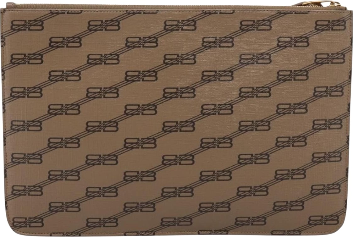 Balenciaga Signature Pouch Monogram PVC Leather Medium
