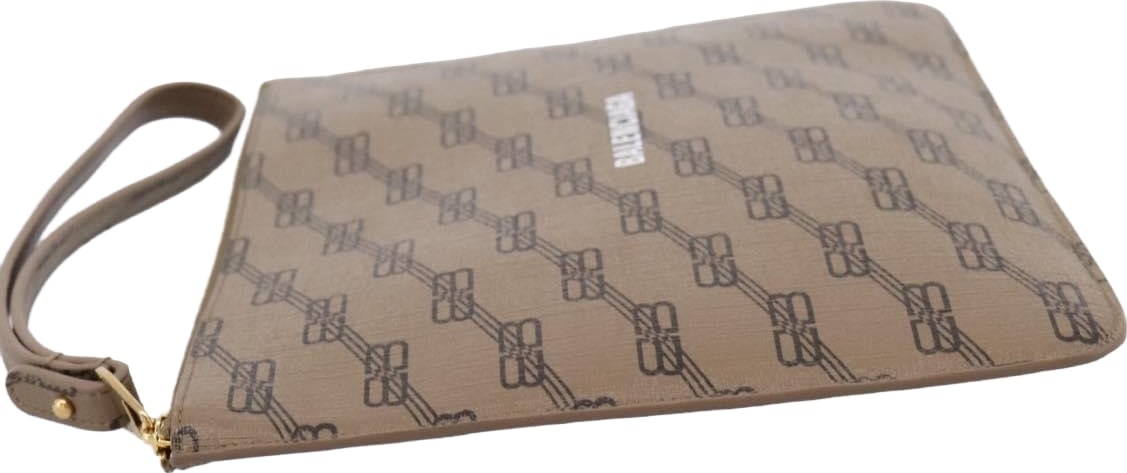Balenciaga Signature Pouch Monogram PVC Leather Medium