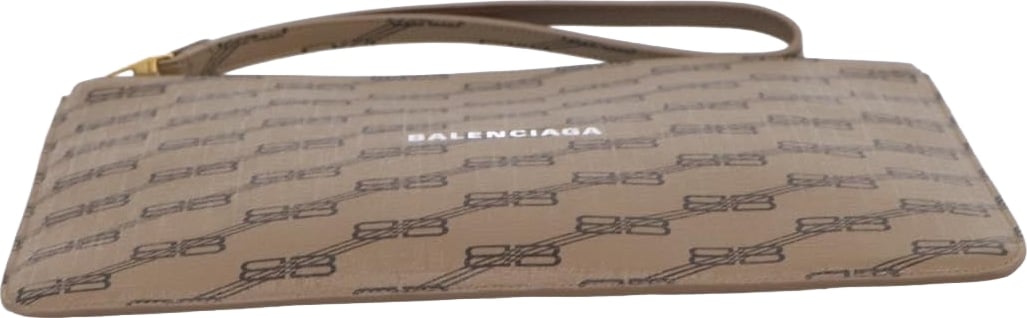 Balenciaga Signature Pouch Monogram PVC Leather Medium