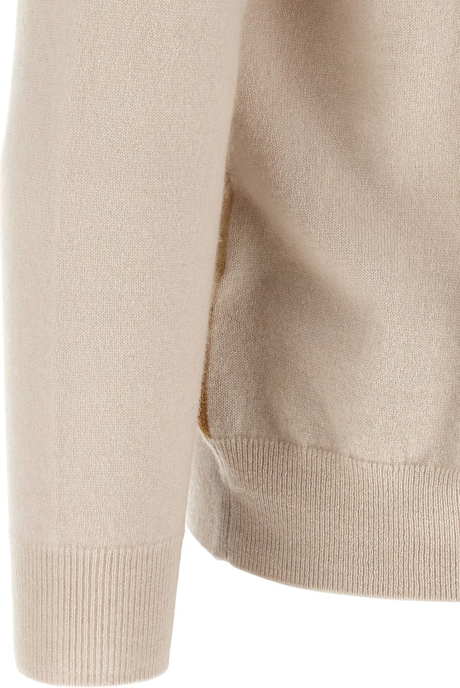 Ballantyne Beige Cashmere Cardigan