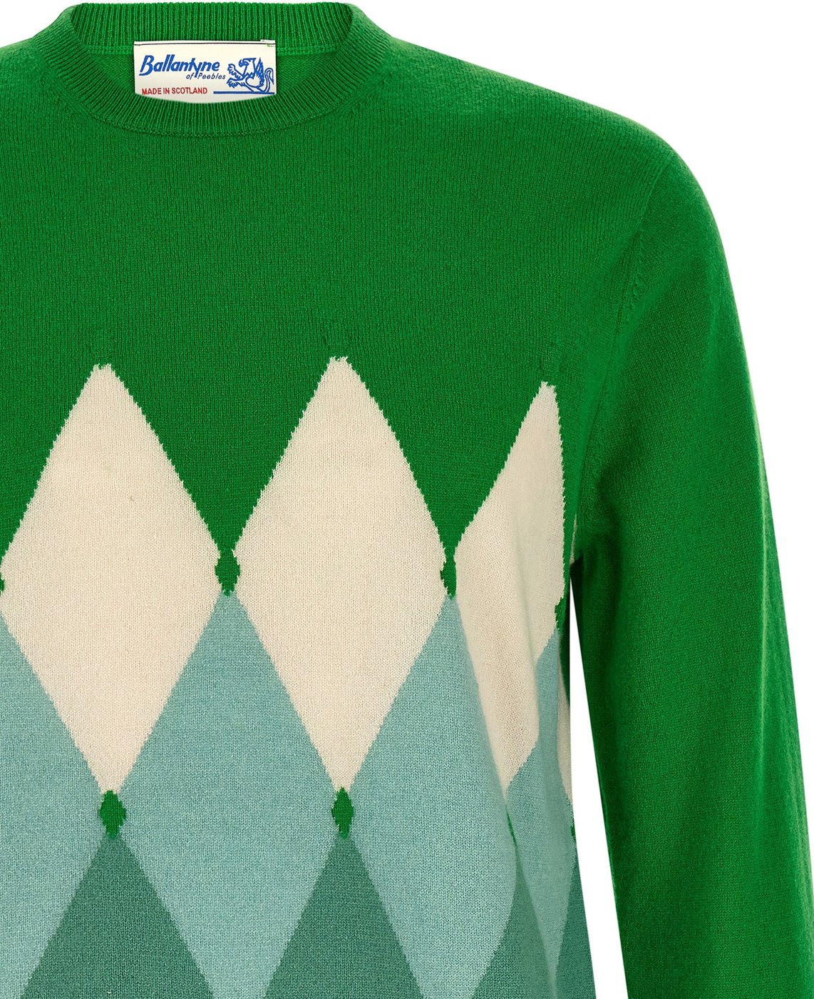 Ballantyne Bicolor Cashmere Cardigan