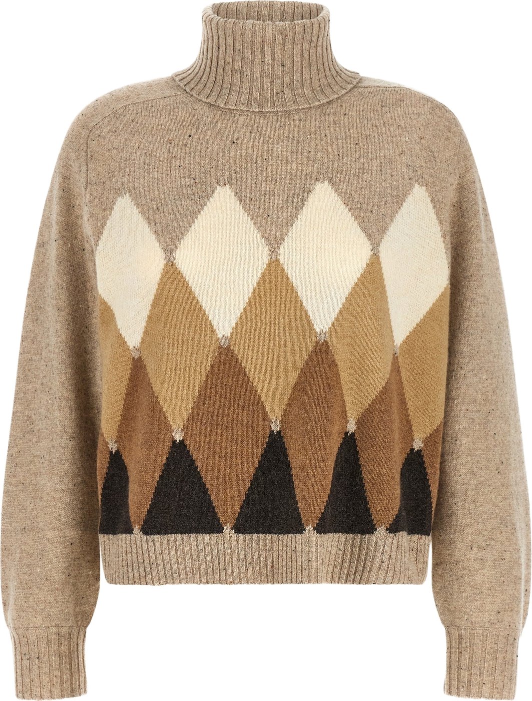 Ballantyne Beige Wool Cardigan