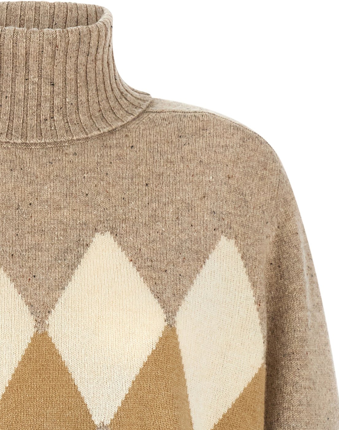 Ballantyne Beige Wool Cardigan