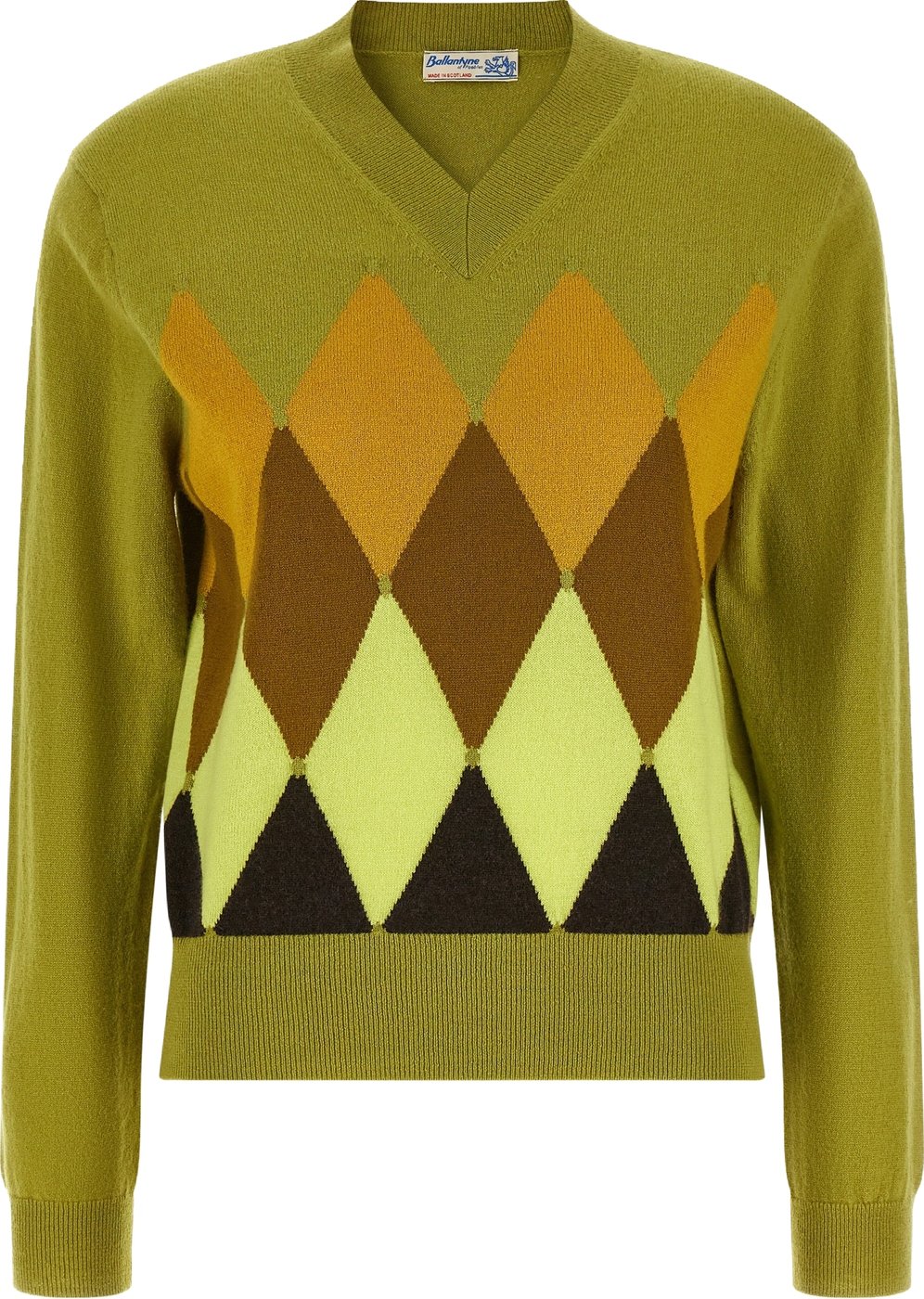 Ballantyne Bicolor Cashmere Cardigan